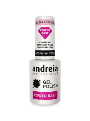 POWER BASE GLITTER SOFT PINK ANDREIA