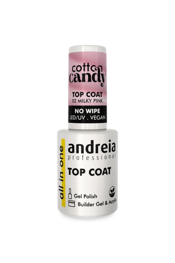 ALL IN ONE COTTON CANDY TOP COAT 02 MILKY PINK