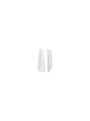 DUAL FORMS ALMOND CLEAR NAIL TIPS 120UNI P1596