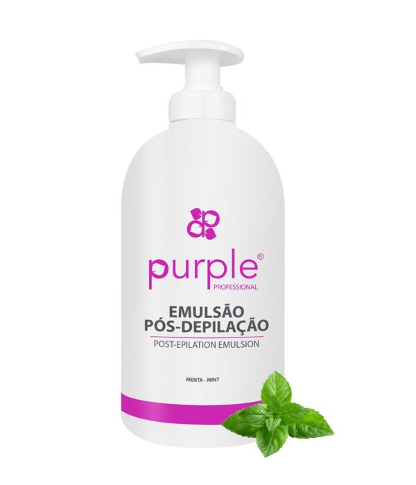 EMULSAO POS-DEPILAÇÃO MENTA 500ML PURPLE P736