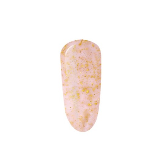 BIB PINK WITH GOLD FLAKES TIP