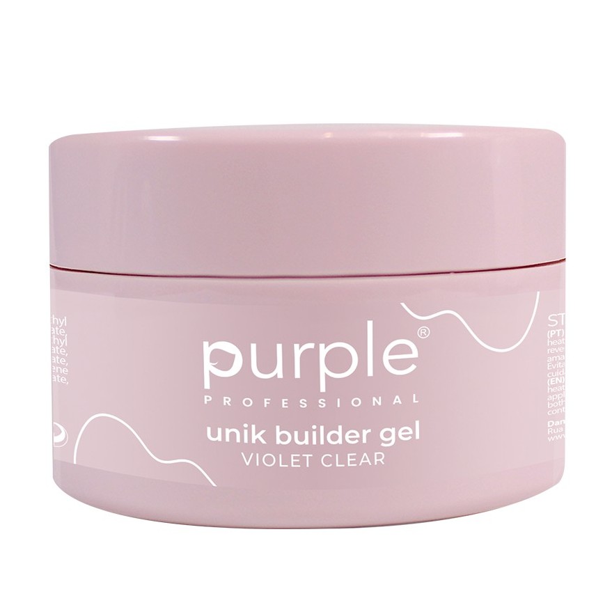 UNIK BUILDER GEL VIOLET CLEAR 50GR